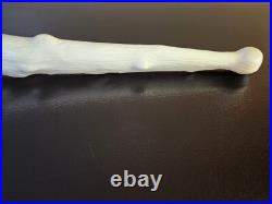 Halloween White Ghost Skull Plastic Club Bat Clinton Toy Corp Vintage 1960's