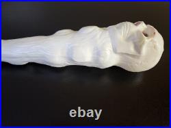 Halloween White Ghost Skull Plastic Club Bat Clinton Toy Corp Vintage 1960's Halloween White Ghost Skull Plastic Club Bat Clinton Toy Corp Vintage 1960's