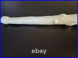 Halloween White Ghost Skull Plastic Club Bat Clinton Toy Corp Vintage 1960's