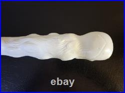 Halloween White Ghost Skull Plastic Club Bat Clinton Toy Corp Vintage 1960's