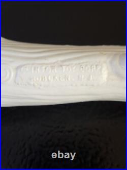 Halloween White Ghost Skull Plastic Club Bat Clinton Toy Corp Vintage 1960's