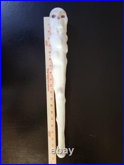 Halloween White Ghost Skull Plastic Club Bat Clinton Toy Corp Vintage 1960's