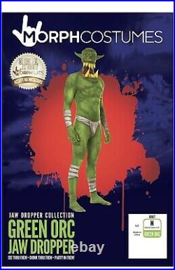 Halloween costume Morphsuits Men's Jaw Dropper Costume, Orc Green, X-Large
