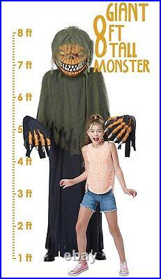 Halloween costume and prop Towering Terror 8 ft Pumpkin Vampire (a) One Size