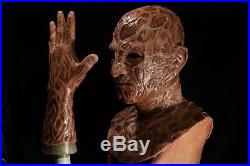 Halloween freddy silicone mask hand incubus deluxe flesh version