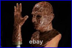Halloween freddy silicone mask hand incubus deluxe flesh version