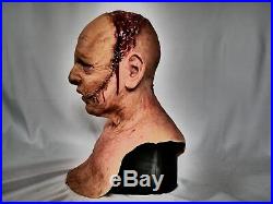 Halloween realistic halloween Silicone Mask old man Torn skin prop like SPFX CFX