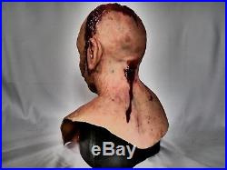 Halloween realistic halloween Silicone Mask old man Torn skin prop like SPFX CFX