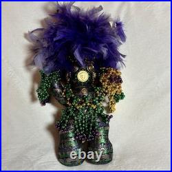 Handcrafted Mardi Gras MisChief Colorful Collectible Doll Connie Born withTags