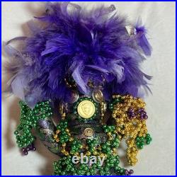 Handcrafted Mardi Gras MisChief Colorful Collectible Doll Connie Born withTags