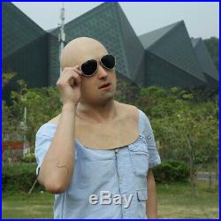 Handsome young man realistic silicone mask Female Dress up as a boy's mask