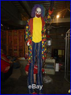 Haunted House Stilt Clown Professional Haunted House Prop / Halloween Prop