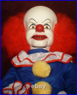 Haunted Ventriloquist It Clown Doll EYES FOLLOW YOU Creepy, Dummy, Puppet OOAK