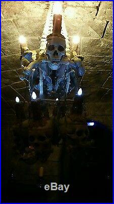 High End Quality Large Skull and Bones Chandelier -Ultimate Halloween Prop