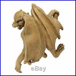 Historic Large Medieval Gothic Sculpture Mythical Gargoyle Wall Statue