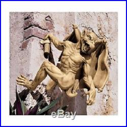 Historic Large Medieval Gothic Sculpture Mythical Gargoyle Wall Statue