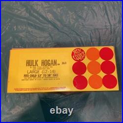Hulk Hogan 1985 Original Ben Cooper Halloween Costume Hulkamania WWF WWE WCW Hulk Hogan 1985 Original Ben Cooper Halloween Costume Hulkamania WWF WWE WCW