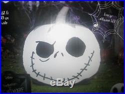 Jack Skellington Jack O Lantern Pumpkin Airblown Yard Inflatable Halloween