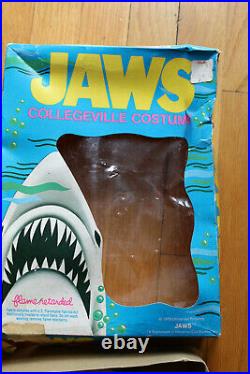 Jaws Halloween Costume With Original Box 1975 Youth Small Universal Studios