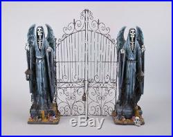 Katherine's Collection Table Top Grim Reaper Cemetery Gate 26 x 26 28-728624