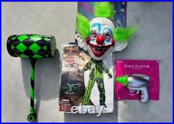 Killer Klowns from Outer Space & CHAOS CLOWN KIDS COSTUME Bundle Size Medium New