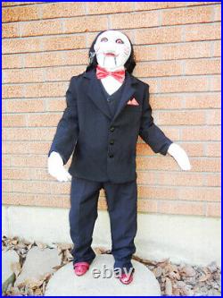LARGE BILLY DOLL from SAW MOVIE HALLOWEEN HORROR DISPLAY PROP 3 1/2 FOOT TALL