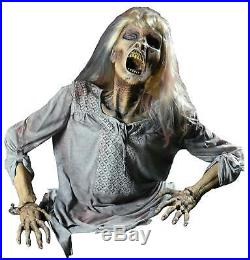 LIFE SIZE ANIMATED Grave Buster CORPSE ZOMBIE Frightronic OUTDOOR HALLOWEEN PROP