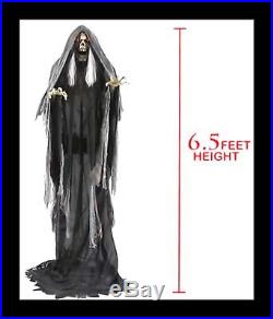 LIFE SIZE Animated Talking-RISING BOG REAPER DEMON-Haunted House Prop ...