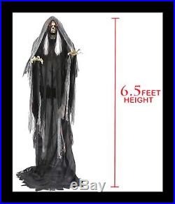 LIFE SIZE Animated Talking-RISING BOG REAPER DEMON-Haunted House Prop Decoration