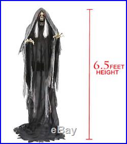 LIFE SIZE Animated Talking-RISING BOG REAPER DEMON-Haunted House Prop Decoration