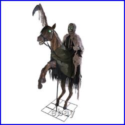 LIFE SIZE Reaper's Ride Animated Halloween Prop Horse Skeleton Sleepy Hollow NEW