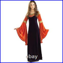 LOTR Arwen Dress Adult Halloween Costume Blue/Orange Velvet Up to sz 12 Rubies