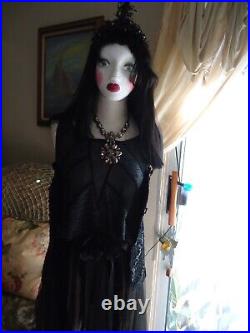 Ladies Antique Shear Black Skirt, Top, Mask Costume (P-S)