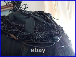 Ladies Antique Shear Black Skirt, Top, Mask Costume (P-S)