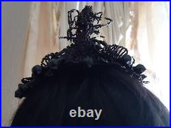 Ladies Antique Shear Black Skirt, Top, Mask Costume (P-S)