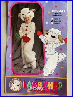 Lamb Chop Shari Lewis Vintage Costume Toddler Size M 2-4 Packaging Included Lamb Chop Shari Lewis Vintage Costume Toddler Size M 2-4 Packaging Included