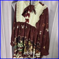 Large Lolita Alice Christmas Gothic Dress 2XL Red Accessories Compatible Large Lolita Alice Christmas Gothic Dress 2XL Red Accessories Compatible