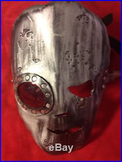 Leather art Cyborg steampunk alien Mardi Gras Mask costume comiccon horror