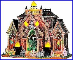 Lemax 35491 ALL HALLOWS MAUSOLEUM Spooky Town Lighted Building Halloween Decor I