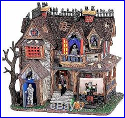 Lemax 65438 BOOGIEMEN'S HANGOUT Spooky Town Building Animated Halloween Decor I