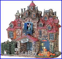 Lemax 75499 DARK HAVEN LODGE Spooky Town Building Animated Sights & Sounds I