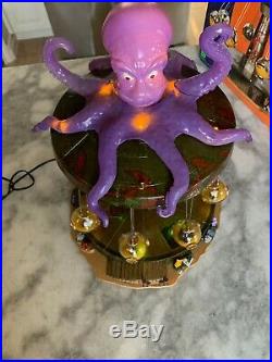 Lemax Spooky Town Halloween OCTO-SWING #14379 Animated Lights & Sound withbox RARE