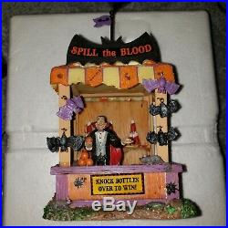 Lemax Spooky Town Halloween SPILL THE BLOOD Carnival Game #03808, Retired, Rare