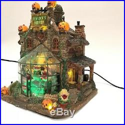 Lemax Spooky Town Hemlock's Nursery #45661 With Lights & Sounds Retired Village