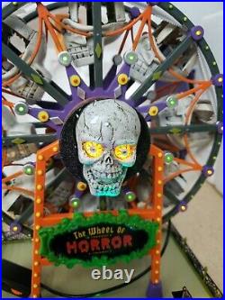 Lemax Spooky Town The wheel Of Horror retired 2010