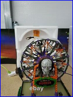Lemax Spooky Town The wheel Of Horror retired 2010