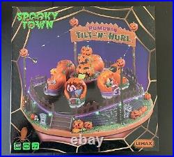 Lemax Spooky Town Tilt N Hurl Halloween Carnival Ride! New! In Hand Ships Fast