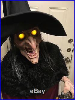 Lifesize The Witch of Stolen Souls Animated Halloween Prop SOLD OUT