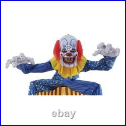 Looming Clown Animated Archway Prop Halloween 10ft Walkthrough Haunted House