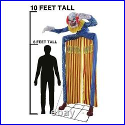 Looming Clown Animated Archway Prop Halloween 10ft Walkthrough Haunted House